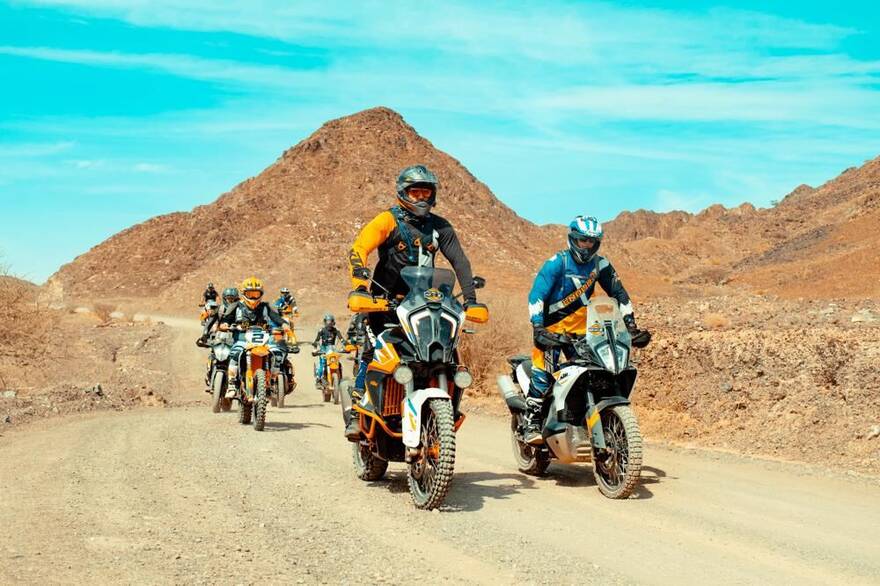 KTM desert ride